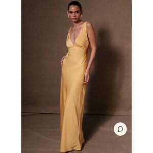 Meshki Nadia Yellow Maxi Dress